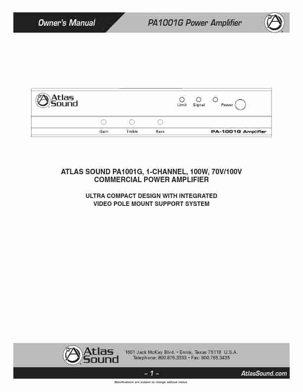 Atlas Sound Stereo Amplifier PA1001G-page_pdf